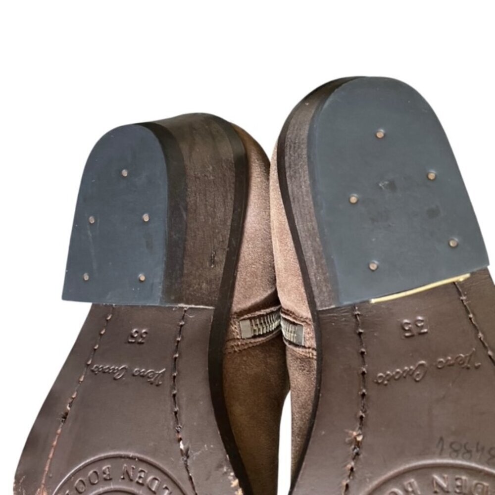 Golden Goose Young Ankle Boots in Dark Brown Suede 35 - Picture 8 of 9